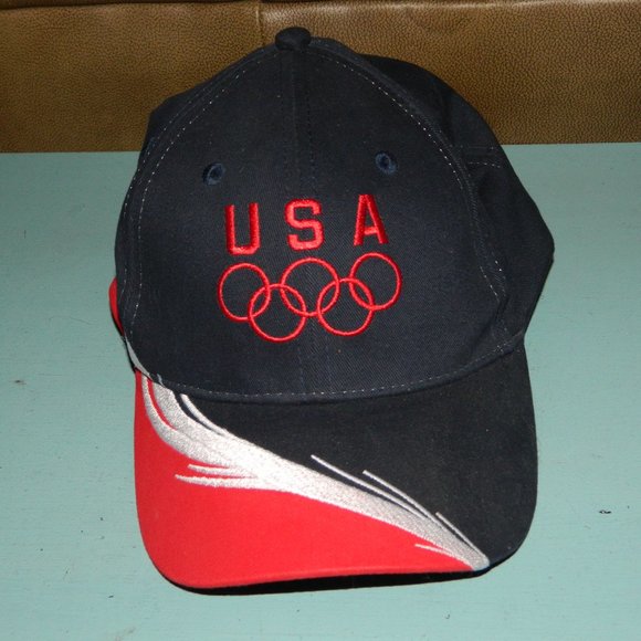 (LAST CHANCE) USA Olympic Mat Hat Red/white/Blue Cap - Picture 1 of 3